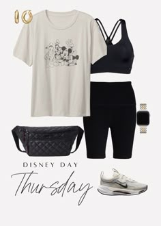 Outfits for Disney pt. 2 - Stylin by Aylin Outfits For Disney, Stylin By Aylin, Super Casual Outfits, Amusement Park Outfit, Disney Park Outfit, Disney Attire, What To Wear To Disney, Universal Studios Outfit, White Tee Jeans