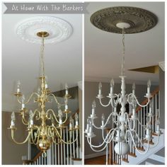 chandelier hanging from the ceiling and at home with the bakers on pinterest