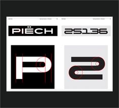 some type of logo designed for a company called piech, which is also known as piech