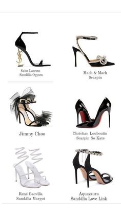 High Heels Luxury Brand, Luxury Brand Heels, Luxury Black Heels, Cute Basic Shoes, Expensive Shoes Luxury, Types Of Heels With Names, Designer Heels Aesthetic, Heels Expensive, Expensive High Heels