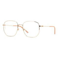 GUCCI Metallic Square Thin Frame Glasses Frame Gold Color GG0396S-001 Gold Glasses, Eye Glasses Frames, Frame Glasses, Optical Frames, Eye Care, Eye Glasses, Glasses Frames, Nike Shoes, Gold Color