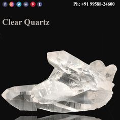 This white crystal is considered a “master healer.” It's said to amplify energy by absorbing, storing, releasing, and regulating it. It's also said to aid concentration and memory. Physically, clear crystals are claimed to help stimulate the immune system and balance out your entire body. Call Now: +91 9958824600 #clearquartzcluster #clearquartzvibes #crownchakrahealing #manifestationmindset #quartzclusters #crystalsforsale #crystalsheal #masterhealer #clearquartz #uniquecrystals Crystals For Sale, The Immune System, Clear Crystals, White Crystal, Chakra Healing