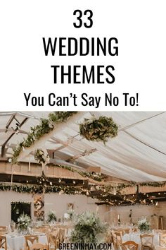 the top three wedding themes you can't say no to in this postcard