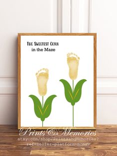 a poster with two flowers on it and the words,'the sweetest corn in the maze '