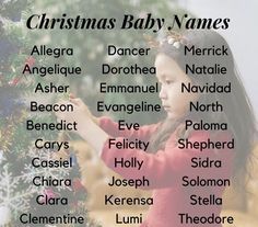 Christmas Baby Names, Names Boy, Unisex Name, Middle Names, Names Unique, Baby Name List