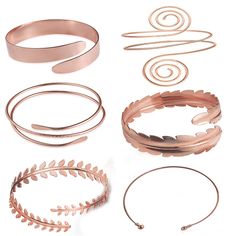 PRICES MAY VARY. Upper Bracelets Set:One order includes 8 pcs arm cuffs in different styles,leaf bracelet,feather arm bracelet, wide band arm bracelet,filigree swirl arm bracelet,wire arm bracelet,snake arm bracelet and cuff arm bracelet. Material:The upper arm bracelet is made of environmental alloy,gold plated,silver plated,comfortable to wear. Adjustable Size:Easy to adjust,suitable for most wrist,durable and safe,the swirl and snake design are small enough to be cute and big enough to be not Adjustable Rose Gold Metal Choker, Upper Arm Bracelet, Wide Silver Band, Gold Arm Band, Arm Bracelets Upper, Arm Bracelet, Chunky Gold Hoop Earrings, Arm Cuffs, Arm Jewelry