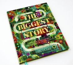 the biggest story book on a white surface