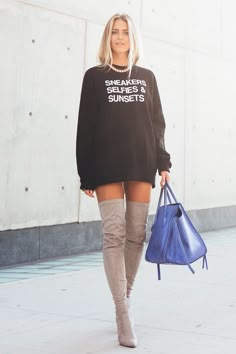 Sweaters n boots ❤️ Jani Deler blog ❤️ Outfit Botas, Attractive Clothing, Shirt Dress Outfit, Jenner Outfits, Casual Day Outfits, Cute Fall Outfits, Fashion Mistakes, Casual Fall Outfits