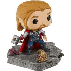 the avengers figurine has been made to look like thor