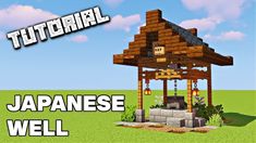 Town Decorations Minecraft, Minecraft Japanese Farm Ideas, Japanese Decorations Minecraft, Japanese Style Minecraft House Tutorial, Japanese Hut Minecraft, Minecraft Japanese Market, Minecraft Japanese Starter House, Minecraft Japanese Farmhouse