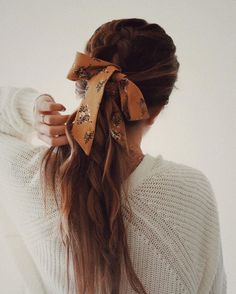 Pinterest: Luz María Prieto בר מצווה, Bandana Hairstyles, Hair Envy, Gorgeous Hair, Hair Day, Pretty Hairstyles, Hair Looks