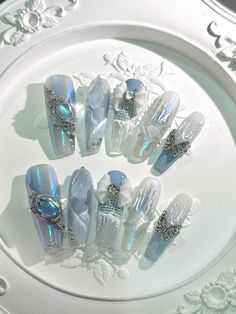 Japanese Nails, Fancy Nails, 3d Nails, Swag Nails, Stylish Nails, Beautiful Nails, Nails Inspiration