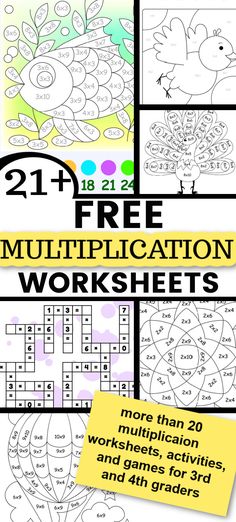 the printable worksheet is for children to color and practice their math skills