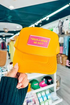 Cute Trucker Hats, Dream Airbnb, Trucker Hat Aesthetic, Bach Themes, Tequila Made Me Do It, Bachelorette Diy, Bachelorette Party Bags, Space Cowgirl