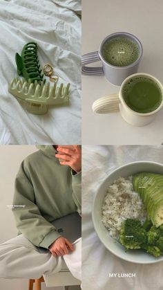 Mint Green Aesthetic, Healthy Girl, Green Juice, Fitness Planner, Aesthetic Collage, Girls Life, Green Aesthetic