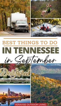 Best Things To Do In Tennessee In September Smoky Mountains Fall, Tennessee Attractions, Visit Tennessee, Smoky Mountains Tennessee, Kids Travel Journal, Kid Friendly Vacations, Places In Usa