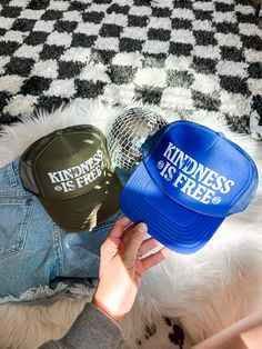 Kindness is Free Trucker Hat Retro Hippie Style Outfit for Summer Custom Trucker Hat River Cute Gift for Friend Under 40 Trucker Hat Trendy If you would like adjustments or customization to color of hat please message the shop ♡ P R O D U C T I O N - T I M E ♡ 3-5 Business Days  ♡  C A R E - I N S T R U C T I O N S ♡ Hand was with soap and cold water Air Dry For this product we do not accept returns or exchanges. If you have an issue with your order please send a message to the shop ASAP after o Hippie Style Outfits, Beach Foam, Kindness Is Free, Outfit For Summer, Women Trucker, Cute Gifts For Friends, Gift For Friend, Happy Face