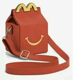 Item for sale is a Brand New McDonald's Happy Meal Box Figural Crossbody Bag Box Lunch Exclusive Item is in hand, rare and will ship within 24 hours of payment! Happy Meal Box, Meal Box, Mcdonald's Happy Meal, Box Lunch, Happy Meal Mcdonalds, Novelty Bags, Happy Meal, Me Clean, Recipe Box