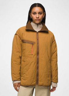 Encinitas Field Coat | prAna Cozy Contemporary, Insulated Jacket Women, Field Coat, Zip Coat, Womens Jackets, Padded Coat, Comfort Wear, Body Heat, Pocket Bag