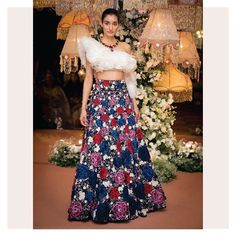 Designer Lahangas, Lehenga Blouse Pattern, Roka Outfits, Indian Blouses, Indian Wedding Jewellery, Indo Western Outfits