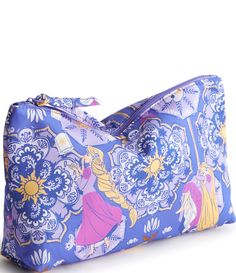 From Vera Bradley X Empowered Princesses&#x2C; the Rapunzel Medallion Medium Pouch features: Stay organized and stylish wherever life takes you with our Medium Pouch. Whether you're jetting off on a weekend getaway or simply running errands around town&#x2C; our pouch keeps your essentials close at hand and your style on point.Nylon twillZip closureSpot clean with mild detergent and a soft&#x2C; damp cloth&#x2C; rinse thoroughly&#x2C; and lay flat to Vera Bradley Disney, Meaningful Beauty, Princess Rapunzel, Disney Fashion, Disney Style, Weekend Getaway, Dillard's, Rapunzel, Running Errands