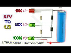 two batteries are connected to one another and the other is labeled with different voltages