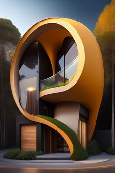 unique houses in the world! Unusual Architecture, Architecture Cool, Architecture Design Ideas, Futuristic House, Architecture Unique, Crazy Houses, Storage Hallway, Small Hallway, Unusual Homes