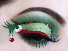 Elf Christmas Makeup, December Makeup, Makeup Ideas For Work, Makeup For Dummies, Whoville Costumes, Sfx Halloween Makeup, Makeup By Season