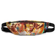 Carnival Festival Fanny Pack – Jermain Gordon Carnival Festival, Printed Sleeves, Waist Bag, Fanny Pack, Fashion Item, Inside Pocket, Fabric Weights, Carnival, Polyester Fabric