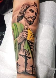 Saint Jude Tattoo, St Jude Tattoo, Family Tattoos For Men