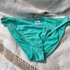 Pretty Swim Bottom, New Without Tags Turquoise Stretch Tankini For Vacation, Stretch Turquoise Bottoms For Sunbathing, Light Blue Stretch Tankini For Beach Season, Light Blue Stretchy Swimwear For Beach Party, Stretch Turquoise Swimwear For Beach Season, Turquoise Stretch Swimwear With Triangle Top, Turquoise Triangle Top Stretch Swimwear, Cheeky Bikinis, Blue Fashion