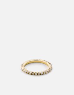 A stackable ring that adds elegance to everyday wear, the women's Shiloh Ring features lustrous pearls that envelope a 14k yellow gold band. Romantic and timeless, our Shiloh Ring is a stunning modern classic that will become a staple piece for any wardrobe. | Miansai Shiloh Ring, Polished Gold, Size:8 Gold Pinky Ring, Big Diamond, Stackable Ring, Bezel Diamond, Fine Earrings, Cuff Earrings, Summer Jewelry, Leather Chain, Gold Pearl