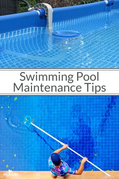 swimming pool maintenance tips for beginners to learn how to use the plunger in your backyard