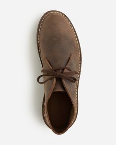 Inspired by the crepe-soled boots worn by British officers during World War II, our MacAlister boots are made from the finest English leather and only get better with age. We left them unlined for a more casual feel. Get Better, Leather Items, Chukka Boots, Moccasins, Ankle Boot, Leather Upper, Shoe Boots, For Men, Boots