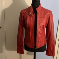 Ladies Leather Jacket Ladies Leather Jacket, Steve Madden Jacket, Leather Jackets Women, Leather Jackets, Steve Madden, Jackets & Coats, Jackets For Women, Leather Jacket, Red