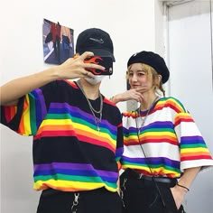 FREE SHIPPING WORLDWIDE COLOR: WHITE / BLACK ONE SIZE: LENGTH 70 CM / 27.6 in CHEST 114 CM / 44.9 in SHOULDER 48 CM / 18.9 in SLEEVE 26 CM / 10.2 in Casual Black Tops With Rainbow Print, Casual Striped T-shirt With Rainbow Print, Striped Rainbow Print T-shirt For Spring, Spring Striped T-shirt With Rainbow Print, Casual Black T-shirt For Pride, Black Crew Neck Top With Rainbow Print, Black Tops For Pride Streetwear, Multicolor Tops For Streetwear And Pride, Multicolor Tops For Streetwear During Pride