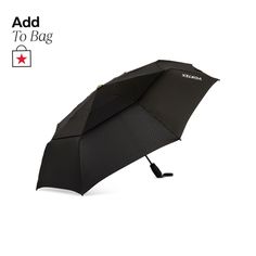 in stock Black Waterproof Travel Umbrellas, Black Travel Umbrellas Waterproof, Travel Black Waterproof Umbrellas, Black Travel Umbrella For Rainy Season, Black Logo, Umbrella, Pick Up, In Store, Buy Online