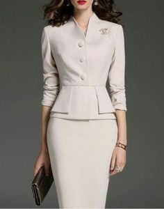 Elegant Womens Fashion, Paris Chic, Classic Elegant, 가을 패션, Work Attire, Dress Suits, Outfit Casual, Office Outfits