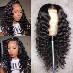 Loose Deep Wave, Brazilian Hair Wigs, Long Human Hair Wigs, Loose Waves Hair, Curly Human Hair Wig, Lace Closure Wig, Lace Hair, Hair Quality, Real Human Hair