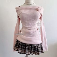 Clothes Acubi, Coquette Aesthetic Clothes, Lisa Baby, Kawaii Coquette, Acubi Aesthetic, Midi Sweater Dress, Clueless Outfits, Deep Autumn, Liz Lisa