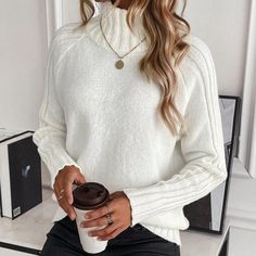 Crochet Maximalist, Regency Core, Batwing Sleeve Sweater, Preppy Prom, Casual Turtleneck, Raglan Sleeve Sweater, Coachella Dress, Preppy Fall, Business Casual Outfits For Work