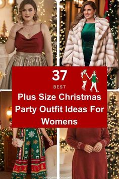 Christmas Party Dress Work Plus Size, Christmas Outfit Plus Size Women, Bowling Christmas Party Outfit, Midsize Christmas Outfits, Plus Size Work Party Outfit, Fun Christmas Party Outfits Women, Plus Sized Christmas Party Outfits, Plus Size Holiday Dress, Christmas Sunday Outfit Church