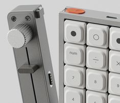 Modular numpad concept adds some Teenage Engineering industrial aesthetic to your workflow Brand Identity Board, Kitchen Technology, Product Design Inspiration, Industrial Aesthetic, Numeric Keypad, Teenage Engineering, Tools And Toys, Yanko Design, Acoustic Panels