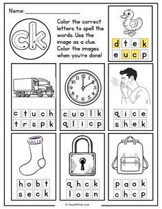 printable worksheet for beginning and ending the letter g with pictures on it