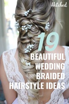 Braid Styles Wedding Guest, Half Up Loose Braid, Wedding Hairstyles Braided Updo, Braided Wedding Hairstyles Medium Length, Bridal Hair French Braid, Fancy Braids For Long Hair Wedding, Side Braids For Long Hair Wedding, Braid For Wedding Bridesmaid, Wedding Hairstyles Plait