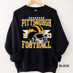 Perfect sweatshirt for any TJ Watt and Pittsburgh football fans this season! Ideal for any situation, a unisex heavy blend crewneck sweatshirt is pure comfort. These garments are made from polyester and cotton. This combination helps designs come out looking fresh and beautiful. The collar is ribbed knit, so it retains its shape even after washing. There are no itchy side seams on these sweaters.  .: 50% cotton, 50% polyester .: Medium-heavy fabric (8.0 oz/yd² (271.25 g/m .: Loose fit .: Sewn-in label .: Runs true to size CARE INSTRUCTIONS: -Please wash all clothing items INSIDE OUT to preserve the design. -Please wash all clothing items on cold, and dry on Medium- low heat. -DO NOT IRON. -DO NOT TIE DYE. **Please check our color and size charts before you place your order. If you have any Tj Watt, Jj Watt, Football Sweater, Heat Press Printing, Football Sweatshirt, Football Fans, Looks Vintage, Sew-in Labels, Heavy Fabric