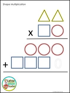 an image of a worksheet for children to learn how to make shapes and numbers