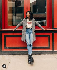 Combat Boot Outfits, Dr Martens Outfit, Looks Jeans, Elegante Casual, Fashion Mode