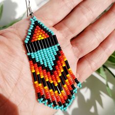 Native American Beaded Tassel Earrings With Fringe Seed Bead Boho For Women Long Dangle Beads Jewelry Multicolored Hand Beaded With Love Made By Order Price Firm Bundle To Save Tags: Western Hippie Ranchwear Urban Style Chic Boho Vibes Bohemian Festival Summer Fall Winter Spring Southwestern Southwest Cowgirl Fashion Trendy Blogger Aztec Ethnic Tribal Vintage Retro Edgy Gypsy Native Casual Rodeo Chunky Aesthetic Text Me For Custom Orders Native American Fringe Earrings, Southwestern Colorful Beaded Earrings For Festivals, Southwestern Beaded Fringe Dangle Earrings, Southwestern Fringe Dangle Earrings, Southwestern Multicolor Fringe Earrings, Sterling Silver Turquoise Earrings, Pink Tassel Earrings, Silver Turquoise Earrings, Southwestern Multicolor Nickel-free Beaded Earrings