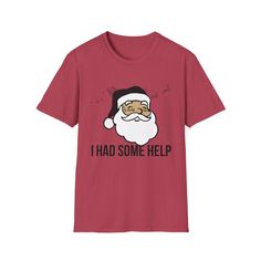 Get ready to celebrate the holidays with a unique twist! Our Posty Santa T-Shirt combines festive cheer with laid-back vibes, featuring the iconic "Always Tired" tattoos. The playful design captures the essence of the holiday season with the words "I Had Some Help" boldly displayed, showcasing the real truth about managing the holiday hustle. .: Love the design but not quite feeling the style? Or are you looking for another color? Reach out to us directly, and we'll collaborate with you to tailor this to your liking. Choose from hoodie, crewneck, t-shirt, 3/4 sleeve, or crop top. Prices will vary. Let's make your ideal design a reality! .: The unisex soft-style t-shirt puts a new spin on casual comfort. Made from very soft materials, this tee is 100% cotton for solid colors. Heather colors Always Tired, Post Malone, Christmas 2024, Playful Design, Soft Style, The Holiday, Solid Colors, Holiday Season, Essence